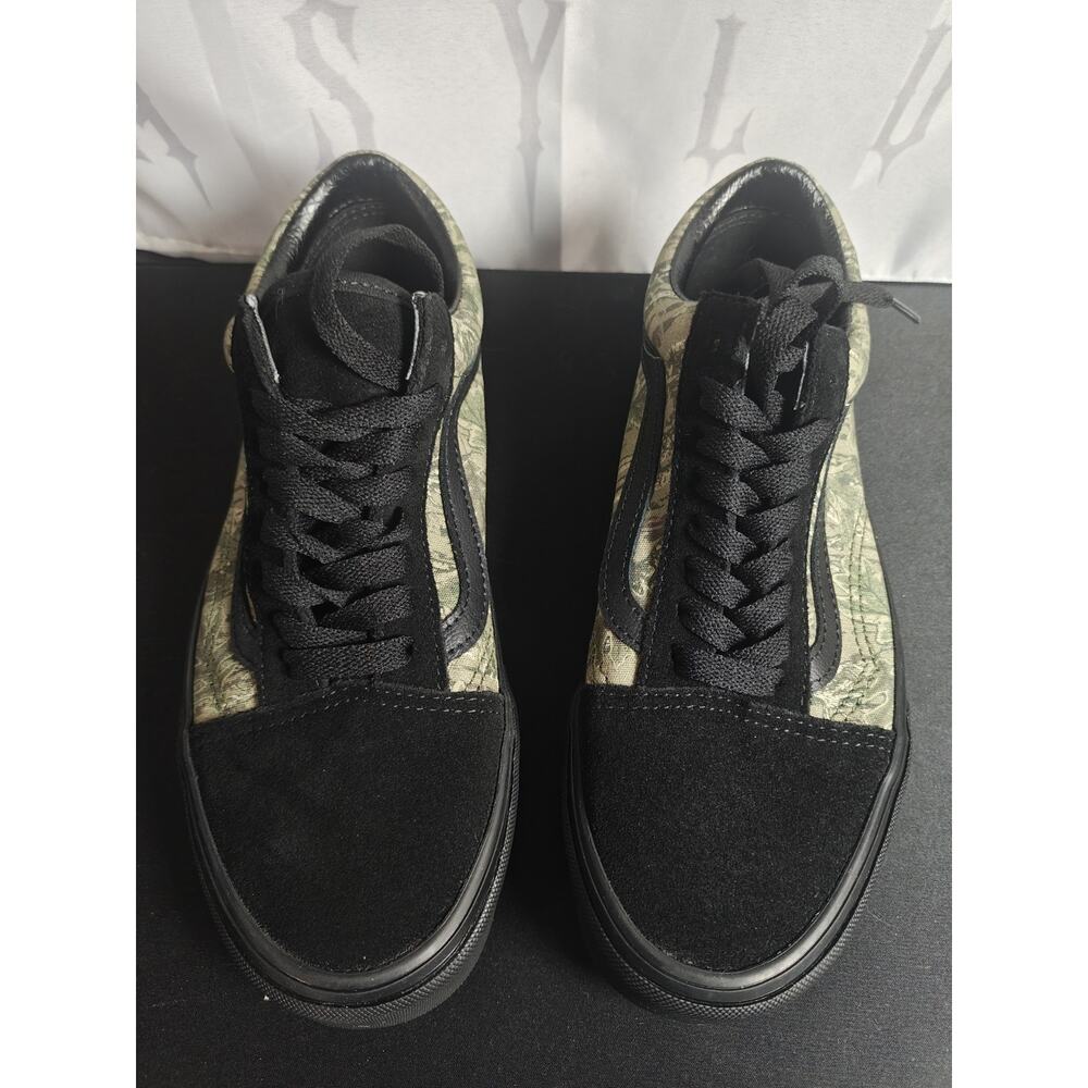 VANS Unisex 6.5 / 8 / 38.5 Old Skool Black Camo VN000E9TBLR NIB - Picture 3 of 10